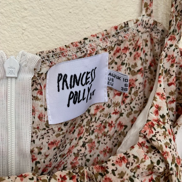 Princess Polly Red Multi Marko Romper - Picture 5 of 6